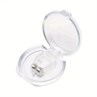 1 pièce Dispositif anti-ronflement en silicone pour un sommeil réparateur, pince nasale magnétique anti-ronflement pour une meilleure qualité de sommeil, outil de soin personnel