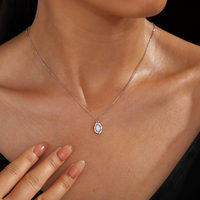 Collier pendentif en argent sterling S925 avec plaque martelée irrégulière et zircon, bijou de cou texturé rétro pour femme, cadeau