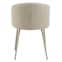 Fauteuil élégant en promotion, abordable, classique, design, avec revêtement en tissu et pieds en métal, pour hôtel et restaurant