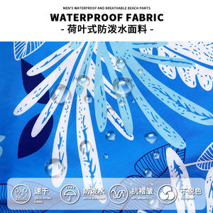 Pantalones Cortos de Verano para Hombre 2026 con Cinturón, Diseño de Cintura Elástica Microelástica para Playa y Surf, Moda Urbana Informal - Product Image 4