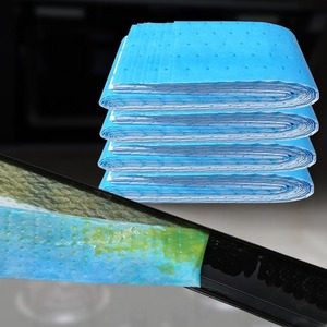 Tiras de algodón absorbentes de aceite para uso en la cocina, pegatinas a prueba de aceite para campanas extractoras, bandeja de drenaje de aceite, azul, fuertemente absorbente de aceite - Product Image 1