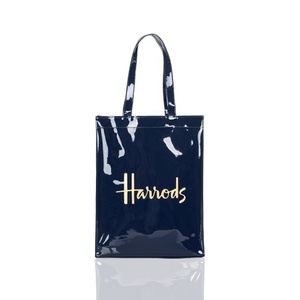กระเป๋าโท้ท Harrod วินเทจปรับแต่งได้ พร้อมลายพิมพ์กระจกเงาแฟชั่น กันน้ำ ทำจาก PVC พร้อมหูหิ้วและโลโก้ส่วนตัว - Product Image 2