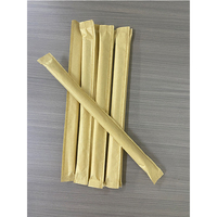 Pailles en roseau naturelles 100 % biodégradables et écologiques pour boisson, personnalisables, certifiées CE, 18-20 cm
