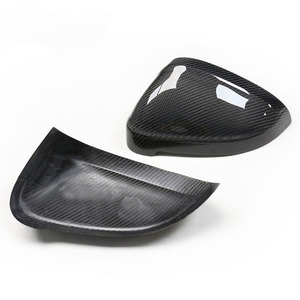 Cubierta de Espejo Retrovisor de Fibra de Carbono Seca Real de Alta Calidad, Apta para el Nuevo Audi <span class=keywords><strong>A4</strong></span> RS4 B9 A5 S5 RS5 - Product Image 2