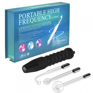 Dispositivo cosmético para tratamentos faciais e corporais, terapia de ozônio, varinha de alta frequência com 4 eletrodos - Product Image 2