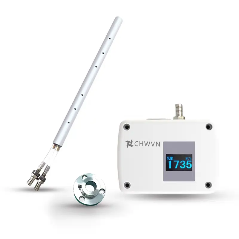 Tubo de Pitot CHWVN, transmisor de velocidad del viento constante, transductor de velocidad del aire