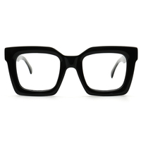 MA53 Lunettes anti-lumière bleue tendance Montures polygonales vintage en stock Montures en acétate bloquant la lumière bleue optique