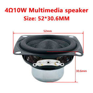 Rohs 52*30.6mm 52mm 4ohm10w 2inch chất lượng cao từ đa phương tiện loa đầy đủ tần số cao hiệu suất Bluetooth loa - Product Image 2