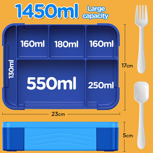 Lonchera Bento con Compartimentos a Prueba de Fugas, Personalizable con Logotipo, al por Mayor, OEM ODM, Contenedor de Alimentos Reutilizable con Empaque de Marca Privada - Product Image 2
