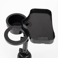 Porte-gobelet multifonctionnel pour voiture Plateau rotatif sans fil pour chargeur de boisson Adaptateur d'extension Kits d'intérieur automobile