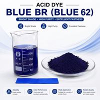 Poudre de colorant acide Liechen bleu BR 200% (CAS 6472-56-6) pour la teinture des tissus