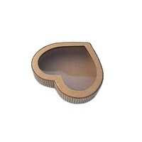 Nouveau design emballage de chocolat en forme de coeur de luxe boîte-cadeau en papier personnalisée