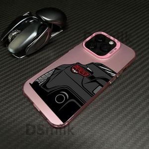 Coque de téléphone pour voiture en anime réfléchissante au laser doux - pour iPhone 16 Pro Max et pour iPhones 15 Pro Max 14 13 12 11 Réfléchissant au laser doux - Product Image 4