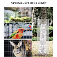 Rouleau de grillage soudé galvanisé 14 gauge à mailles carrées de 1 po x 1 po pour cage à oiseaux
