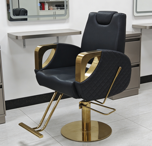 เก้าอี้ตัดผมสำหรับลูกค้าร้านทำผม DM Hairdresser Barber Salon แบบปรับเอนได้ ทนทาน พร้อมระบบยกไฮดรอลิก เก้าอี้ตัดผม Barberia - Product Image 1