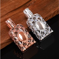 Plaque signalétique de parfum de luxe, logo métallique personnalisé, flacon de parfum haut de gamme, solution d'emballage cosmétique premium