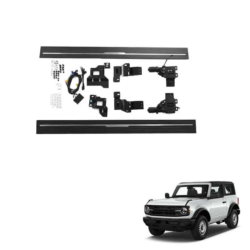 Gobison barra laterale elettrica di alta qualità adatta per accessori auto Ford Bronco Raptor 2021 + passo laterale