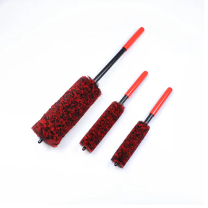 Cepillo limpiador de ruedas de lana para detalles de automóviles Cepillo para neumáticos de ruedas de microfibra - Product Image 4