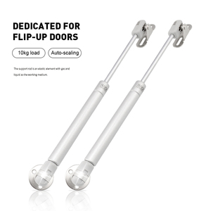 Kẽm hợp kim Tủ khí strut thủy lực nâng hỗ trợ khí mùa xuân cho nhà bếp lạnh Thép cán nguội ABS nhựa - Product Image 1