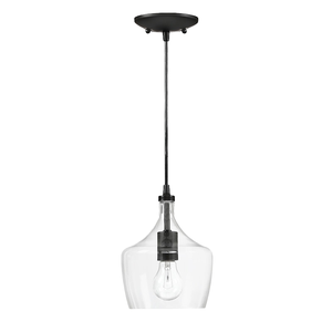 Lámpara Colgante LED Moderna al por Mayor, Acabado Negro con Pantalla de Vidrio Transparente 2700K, Mini Lámparas de Techo Colgantes para Cocina y Comedor - Product Image 4