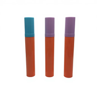Tube de mascara vide couleur macaron en ABS, emballage cosmétique avec logo personnalisé pour liquide de croissance des cils