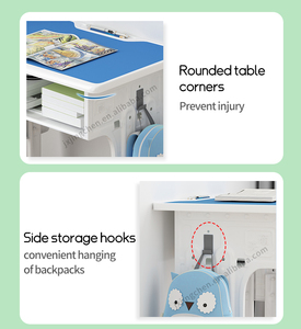 School Set Classroom Study <strong>Tables</strong> and Chairs <strong>Adjustable</strong> <strong>Height</strong> for Home Use Study Desks and Chairs Stationery Items for Schools - Product Image 5