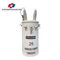 Transformador Monofásico ZhongShao S11/13 15kVA 8000V/14400V-120V-240V 50/60Hz, 2 Años de Garantía, Precio de Fábrica, Fácil Mantenimiento