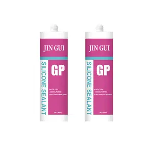 Jingui Nhà Máy Giá Chất Lượng Cao 280Ml 300Ml Phổ Cao Su Gp Axit Silicone Sealant