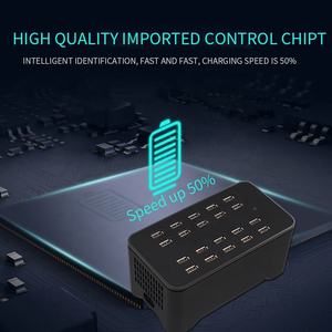 Estación de carga inteligente USB para teléfonos inteligentes, cargador de pared con 20 puertos, 125W, para tabletas y más - Product Image 6