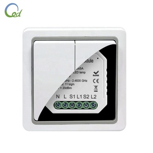 Fabrik Outlet <span class=keywords><strong>IoT</strong></span> Smart home fernbedienung <span class=keywords><strong>2</strong></span> gang WIFI Wand Schalter modul - Product Image 1