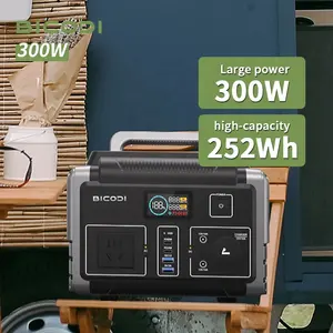 Power Station 220v Solar Generator 220v Lifepo4 Battery Outdoor Portable Power Station