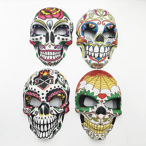 Máscara de Esqueleto para Halloween, Día de los Muertos Mexicano, Festival de Fantasmas, Horror, Mascarada, Cosplay, Carnaval, Decoración - Product Image 2