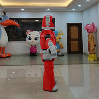 Costume de robot portable personnalisé, mascotte, accessoire, production de sculpture 3D en relief, tissu peluche doux, certifié ISO9001, pour spectacle