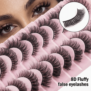 Faux <span class=keywords><strong>cils</strong></span> en bande effet extensions, naturels, vaporeux et duveteux, en vison synthétique, vente en gros, marque privée OEM - Product Image 3