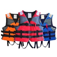 Gilet de sauvetage de pêche pour adultes et enfants en gros style gilet en néoprène en toile avec fonction gonflable grande flottabilité