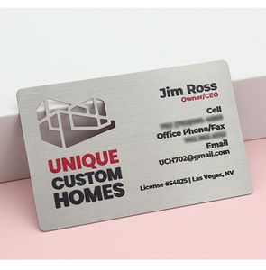 Tùy chỉnh kim loại thép không gỉ & nhôm bạc kinh doanh VIP thẻ UV in tên & NFC thẻ kinh doanh - Product Image 6