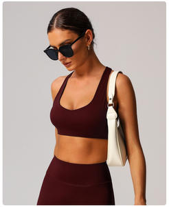 Ropa de Yoga para Fitness 2025 para mujer, sujetador de Yoga para correr al aire libre, almohadilla de pecho desmontable, sujetador de ejercicio de secado rápido desnudo - Product Image 6