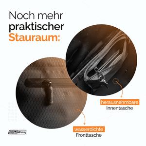 Sacoche de vélo <span class=keywords><strong>pour</strong></span> <span class=keywords><strong>porte</strong></span>-bagages 25L 100% étanche avec poignée de transport et bandoulière sacs de vélo arrière - Product Image 5