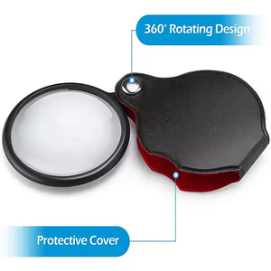 Sieraden <span class=keywords><strong>Loupe</strong></span> 8x Gem <span class=keywords><strong>Loupe</strong></span> Hoge Resolutie Optisch Glas Draagbare Versterking Edelsteen Diamant Vergrootglas - Product Image 6