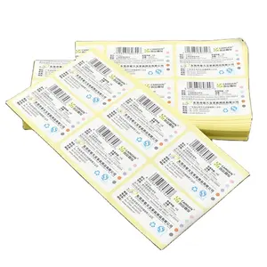 Factory Made Custom Available Self Adhesive Laminated Daily use Barcode Printed Stationery Stickers