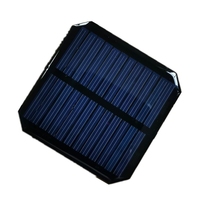 64x64mm 6V70mA Perc petit panneau solaire pour lumière LED bricolage Mini batterie alimentation panneau époxy Module de cellule solaire