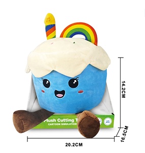 Nuevo Set de Juguetes de Comida de Peluche Suave para Niños Pequeños, Juego Educativo Montessori de Cocina de Simulación con Sonido de Campana, Regalo - Product Image 4