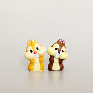 Cute 3D PVC Cartoon Yellow Bear Mickey Squirrel Elephant Minnie Action Figures Wholesale Promotional Gifts Action Figures Custom