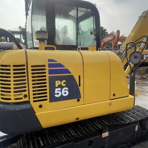 Used KOMATSU PC56 Mini Excavator 5.6 Ton Hydraulic Crawler Excavator Construction Machinery - Product Image 5