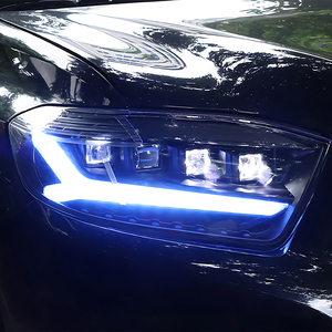 Xe Phía Trước Đèn Lắp Ráp Cho Highlander Kluger 2009 2011 Nâng Cấp LED Tự Động Đèn Pha Chiếu Bốn Ống Kính Năng Động Ánh Sáng Phụ Kiện - Product Image 2