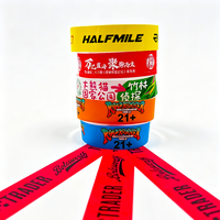 Bracelets Tyvek en papier DuPont personnalisés de qualité supérieure avec logo, numéro de série, étanches et inviolables pour les événements sportifs, festivals et concerts