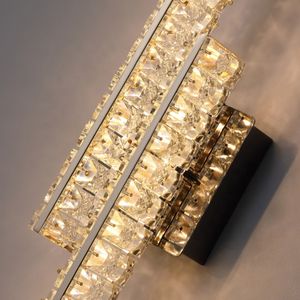 Modern Creative Copper <b>Sconce</b> Led Indoor Bedroom Bedside Decorative Gold Luxury Crystal Wall Lamp - Product Image 5