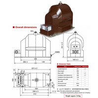 Transformateur de tension JDZX11-10/160 UNE10 12kV Classe pour la protection des compteurs, achat industriel