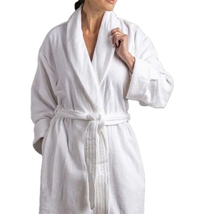 Albornoz de Lujo para Hotel, 100% Algodón, Albornoz de Spa para Él y Ella, Albornoz de Tela de Rizo de Algodón - Product Image 3