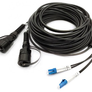LC/UPC 4 6 8 12 24core monomodale corazzato TPU 5.0mm cavo in fibra ottica con cappuccio protettivo per la fase evento Broadcast - Product Image 3